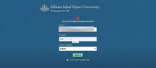 Forgot Password Link